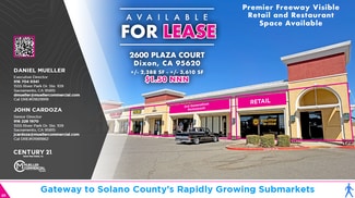 More details for 2600 Plaza Ct, Dixon, CA - Retail for Lease