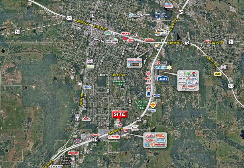 George Nigh, Mcalester, OK for sale - Building Photo - Image 2 of 3