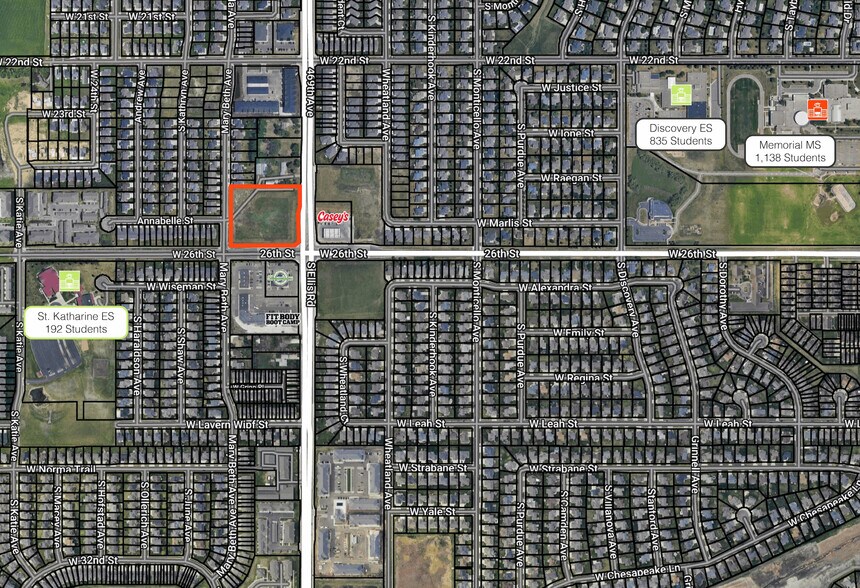 1701 S Ellis Rd, Sioux Falls, SD à louer - Photo du bâtiment - Image 1 de 1