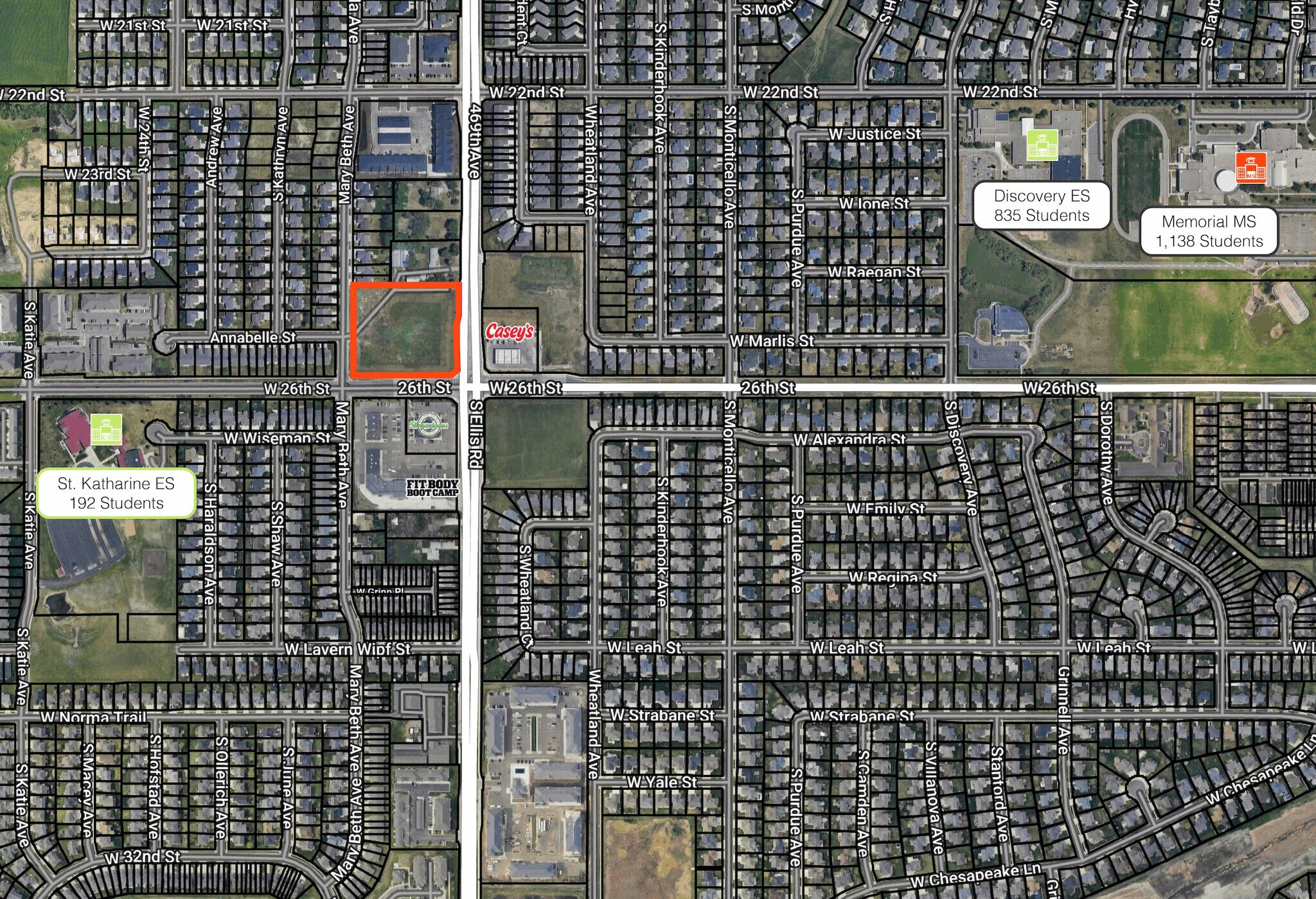 1701 S Ellis Rd, Sioux Falls, SD à louer Photo du bâtiment- Image 1 de 2