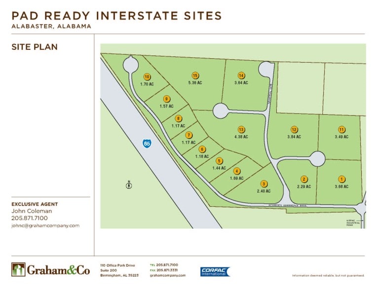 Airpark Dr, Alabaster, AL à vendre - Plan de site - Image 3 de 3
