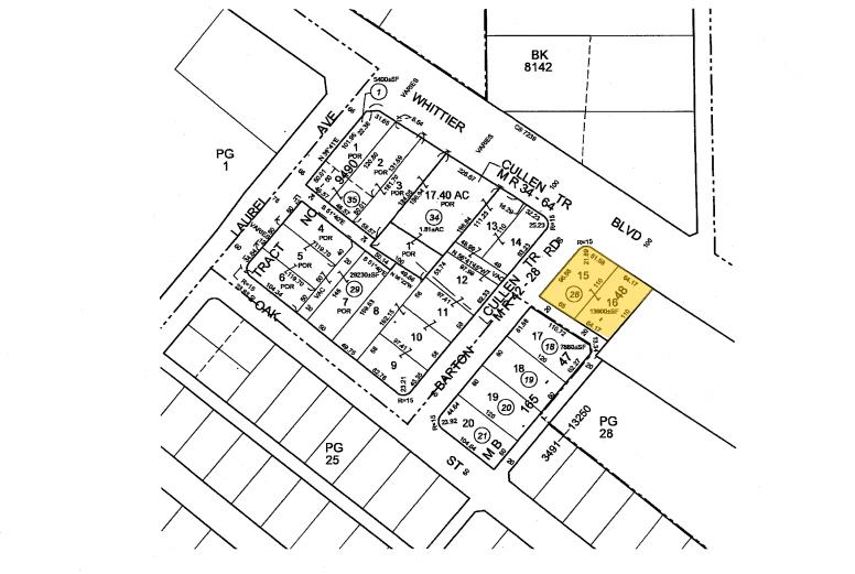 13710 Whittier Blvd, Whittier, CA for lease - Plat Map - Image 2 of 5