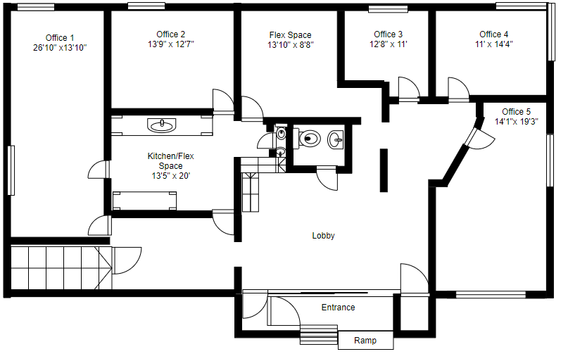 6 Wierk Ave, Liberty, NY for lease - Floor Plan - Image 2 of 4