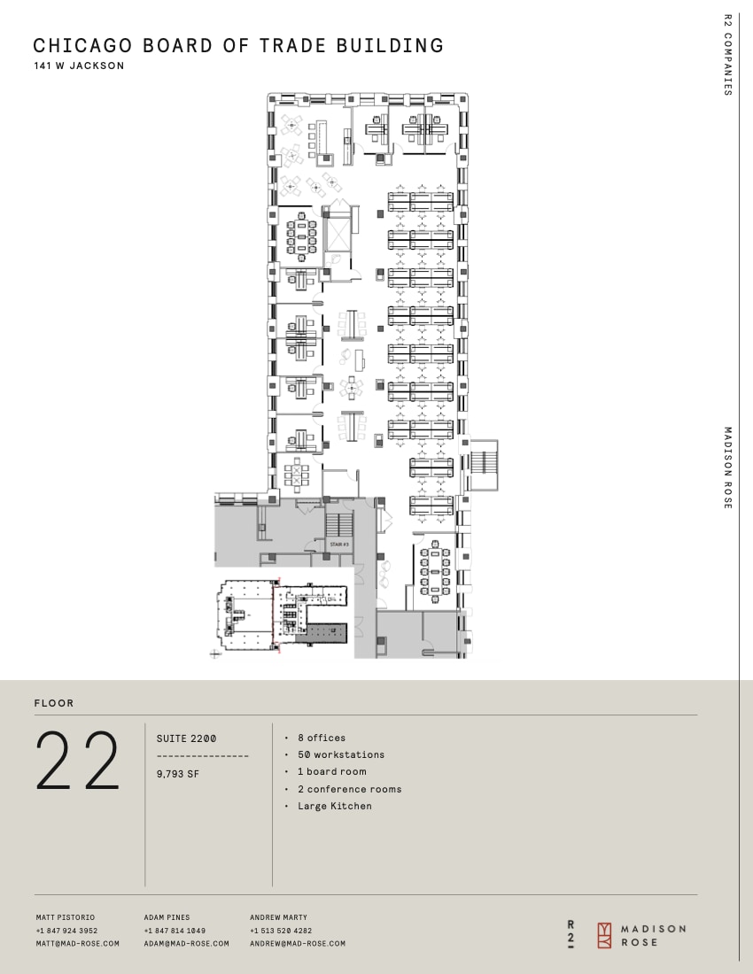 141 W Jackson Blvd, Chicago, IL à louer Plan d’étage- Image 1 de 1