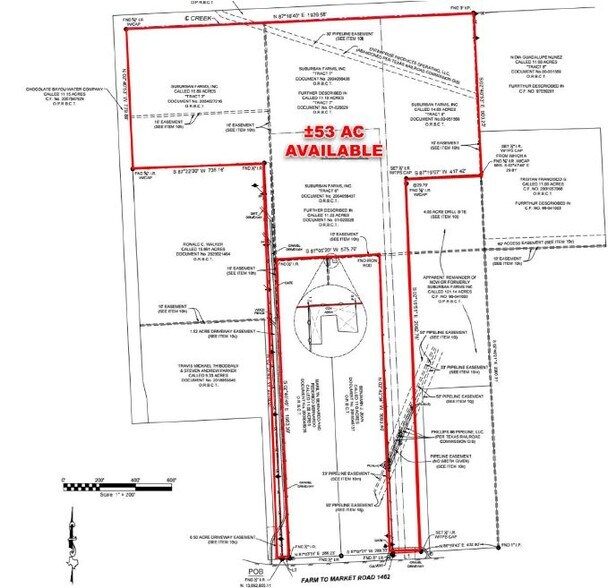 FM 1462 & Sh-288, Rosharon, TX à vendre - Plan de site - Image 3 de 3