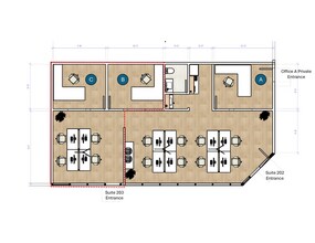 543 Encinitas Blvd, Encinitas, CA à louer Plan d’étage- Image 2 de 3