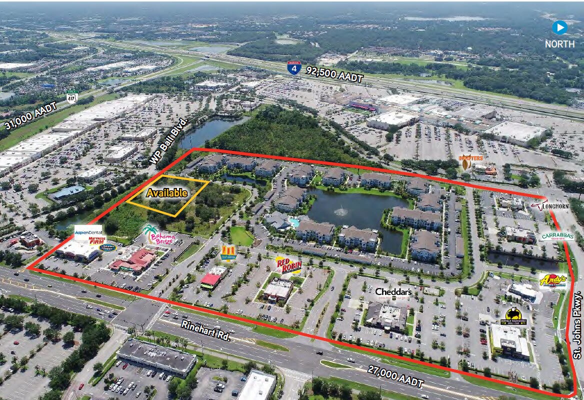 Wp Ball Blvd, Sanford, FL for lease Aerial- Image 1 of 2