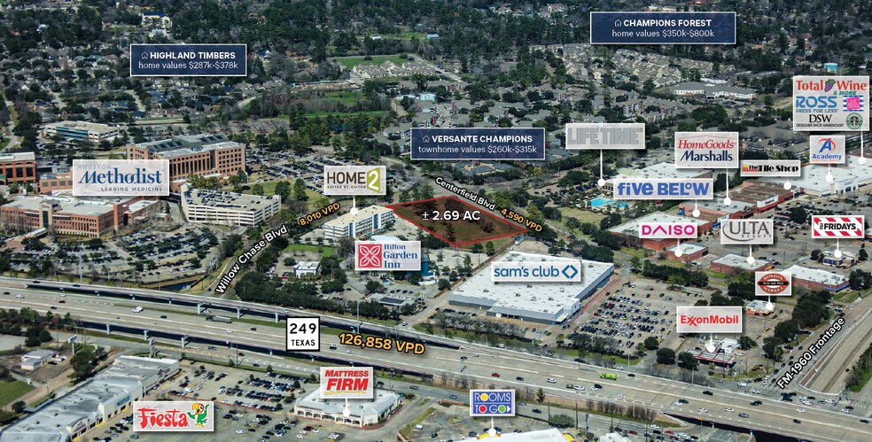 00 Willow Chase Dr, Houston, TX for sale - Building Photo - Image 1 of 4