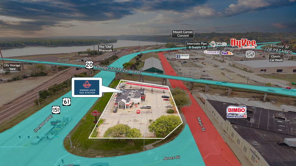 10 Main St, Dubuque, IA à vendre - Photo du bâtiment - Image 3 de 5