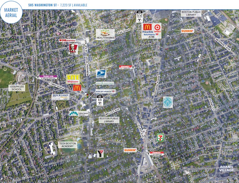585 Washington St, Boston, MA à louer - Aérien - Image 2 de 3