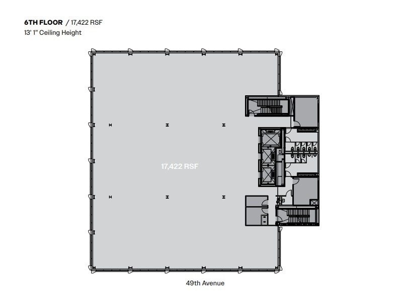 25- 11 49th Ave, Long Island City, NY for lease Floor Plan- Image 1 of 1
