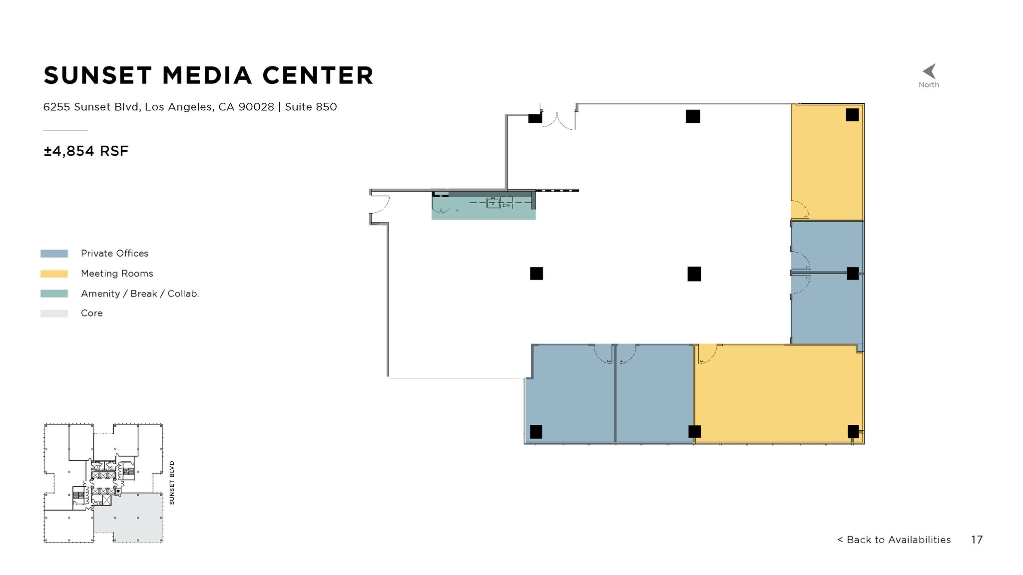 6255 W Sunset Blvd, Los Angeles, CA for lease Floor Plan- Image 1 of 1