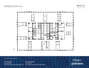910 Louisiana St, Houston, TX à louer Plan d’étage- Image 1 de 1