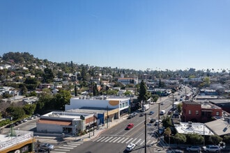 3921 W Sunset Blvd, Los Angeles, CA - Aérien  Vue de la carte