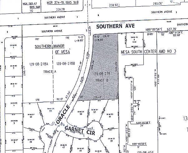 1855 E Southern Ave, Mesa, AZ à louer - Plan cadastral - Image 2 de 14