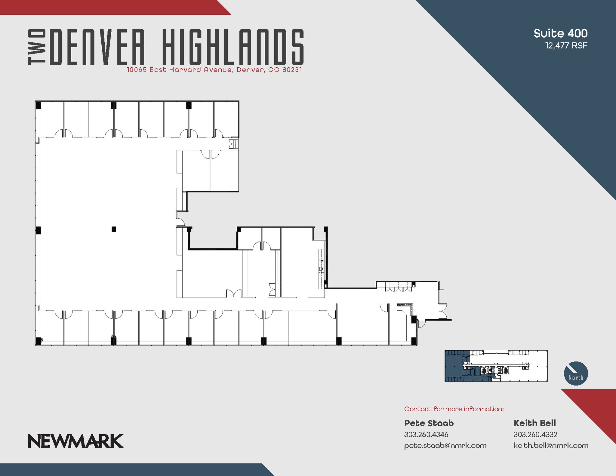 10375 E Harvard Ave, Denver, CO for lease Floor Plan- Image 1 of 1
