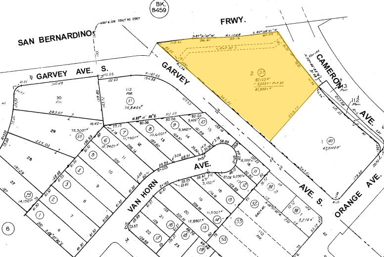 1900 W Garvey Ave S, West Covina, CA à louer - Plan cadastral - Image 2 de 8