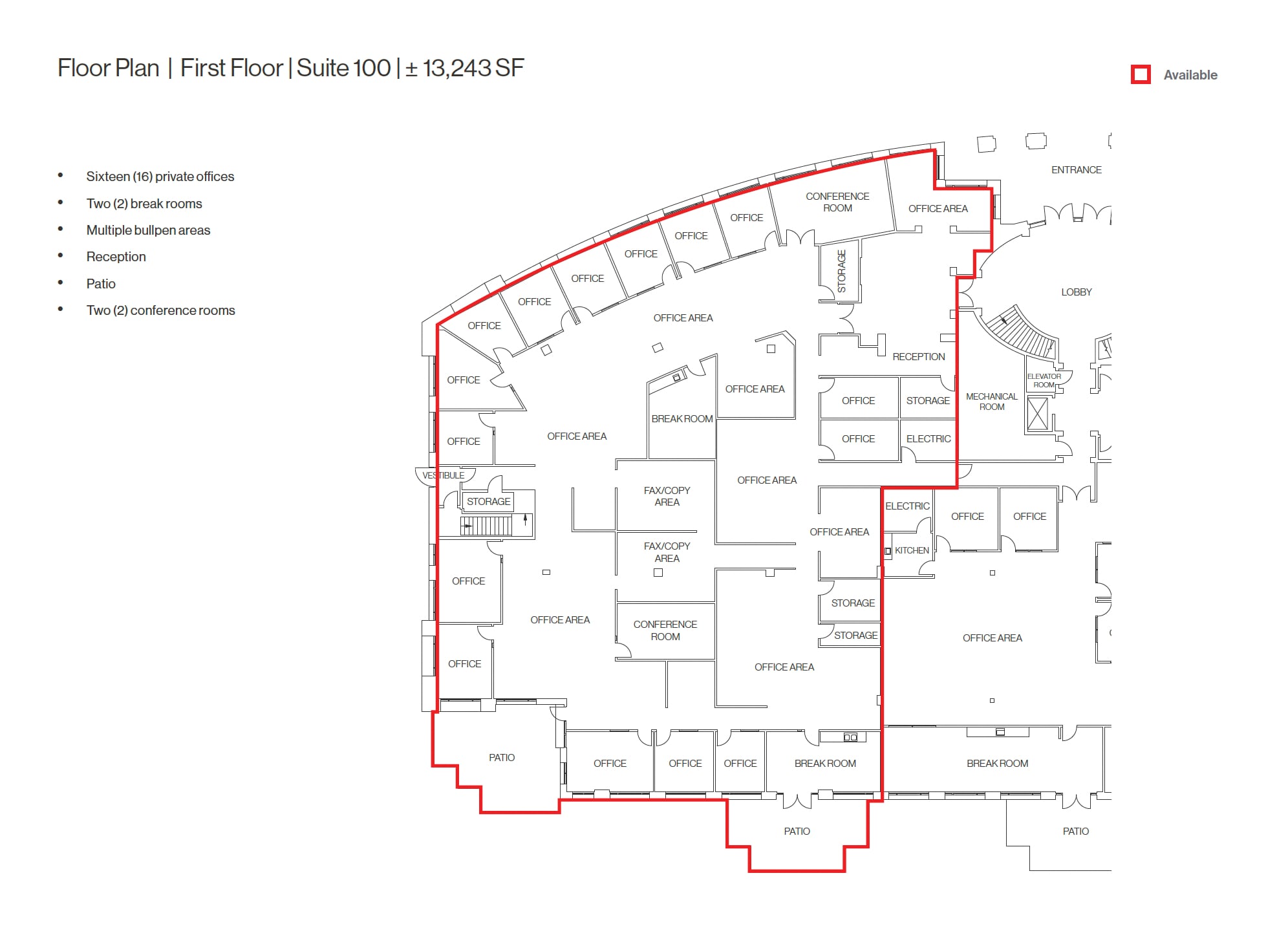 5441 Kietzke Ln, Reno, NV for sale Floor Plan- Image 1 of 4