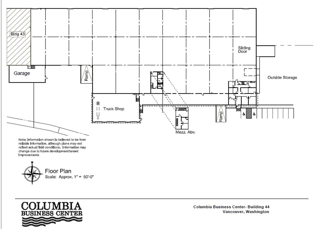 3500 SE Columbia Way, Vancouver, WA for lease Floor Plan- Image 1 of 2