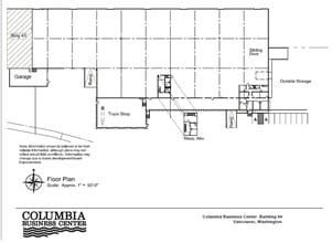 3500 SE Columbia Way, Vancouver, WA for lease Floor Plan- Image 1 of 2