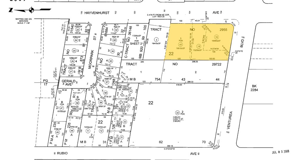 16501 Ventura Blvd, Encino, CA à louer - Plan cadastral - Image 2 de 28