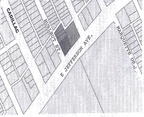 10201 E Jefferson Ave, Detroit, MI à vendre - Plan cadastral - Image 1 de 1