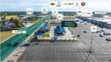 2545 Perryton Pky, Pampa, TX - AERIAL map view - Image1