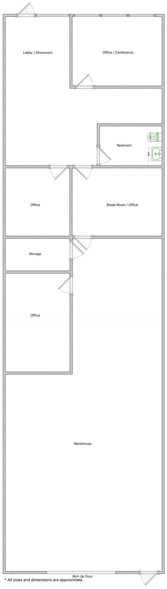 2035 Central Cir, McKinney, TX à louer Plan d’étage- Image 1 de 1