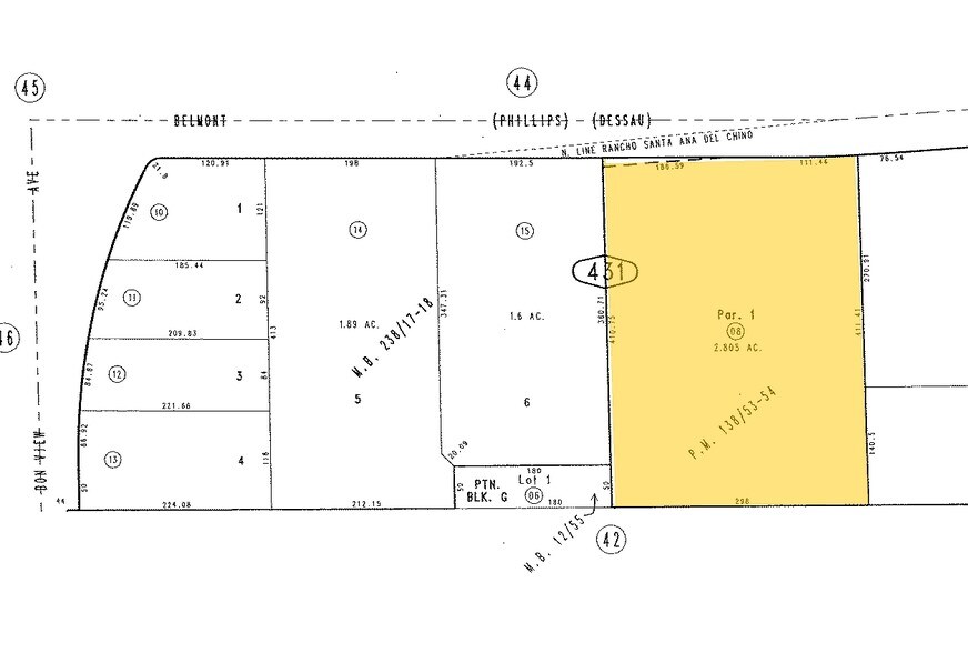 1010 E Belmont St, Ontario, CA à vendre - Plan cadastral - Image 2 de 12