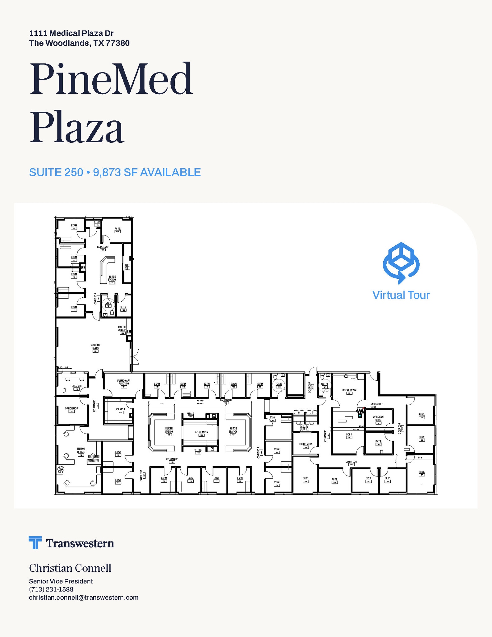 1111 Medical Plaza Dr, The Woodlands, TX for lease Floor Plan- Image 1 of 1