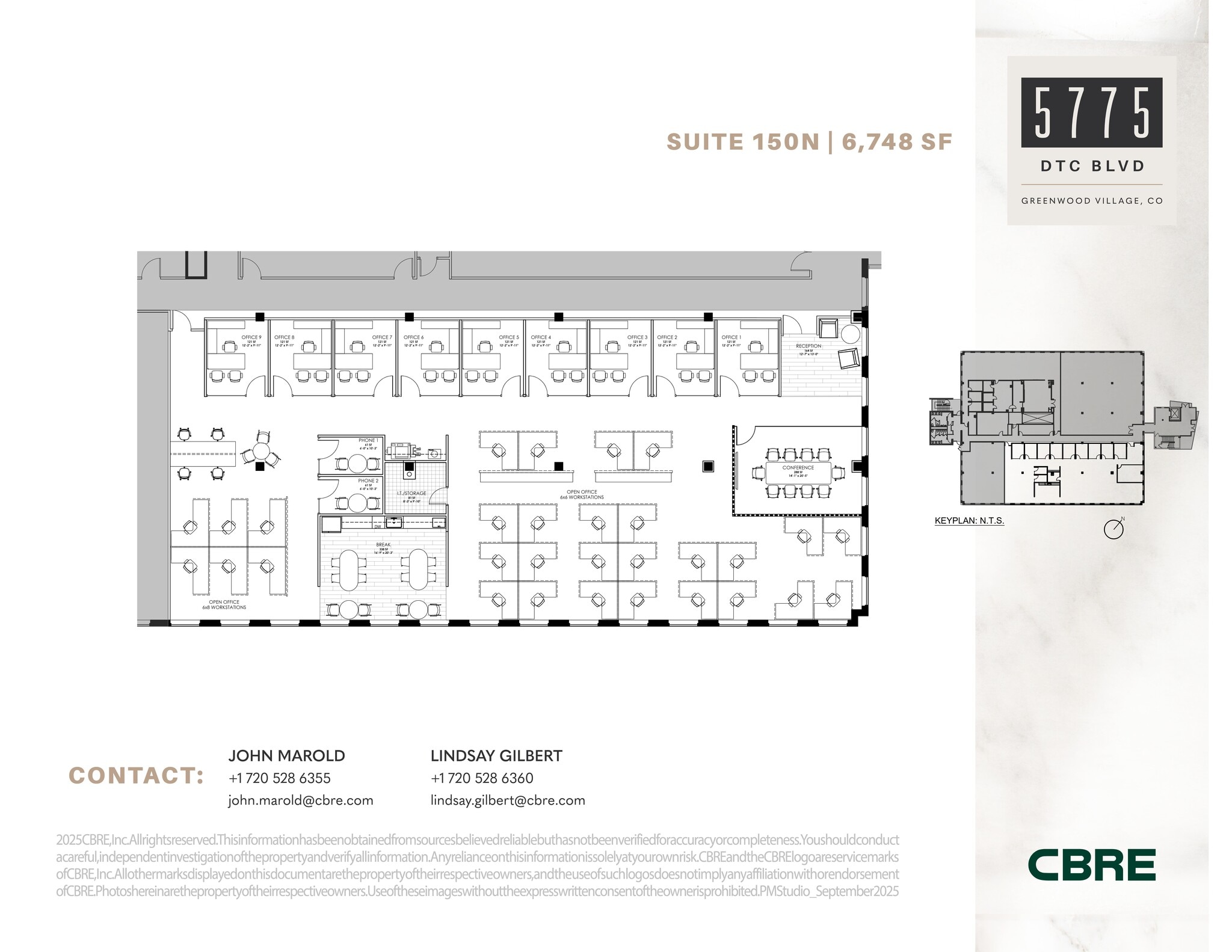 5775 DTC Blvd, Greenwood Village, CO for lease Site Plan- Image 1 of 4