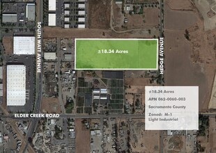 6200 Hedge Ave, Sacramento, CA - AERIAL map view