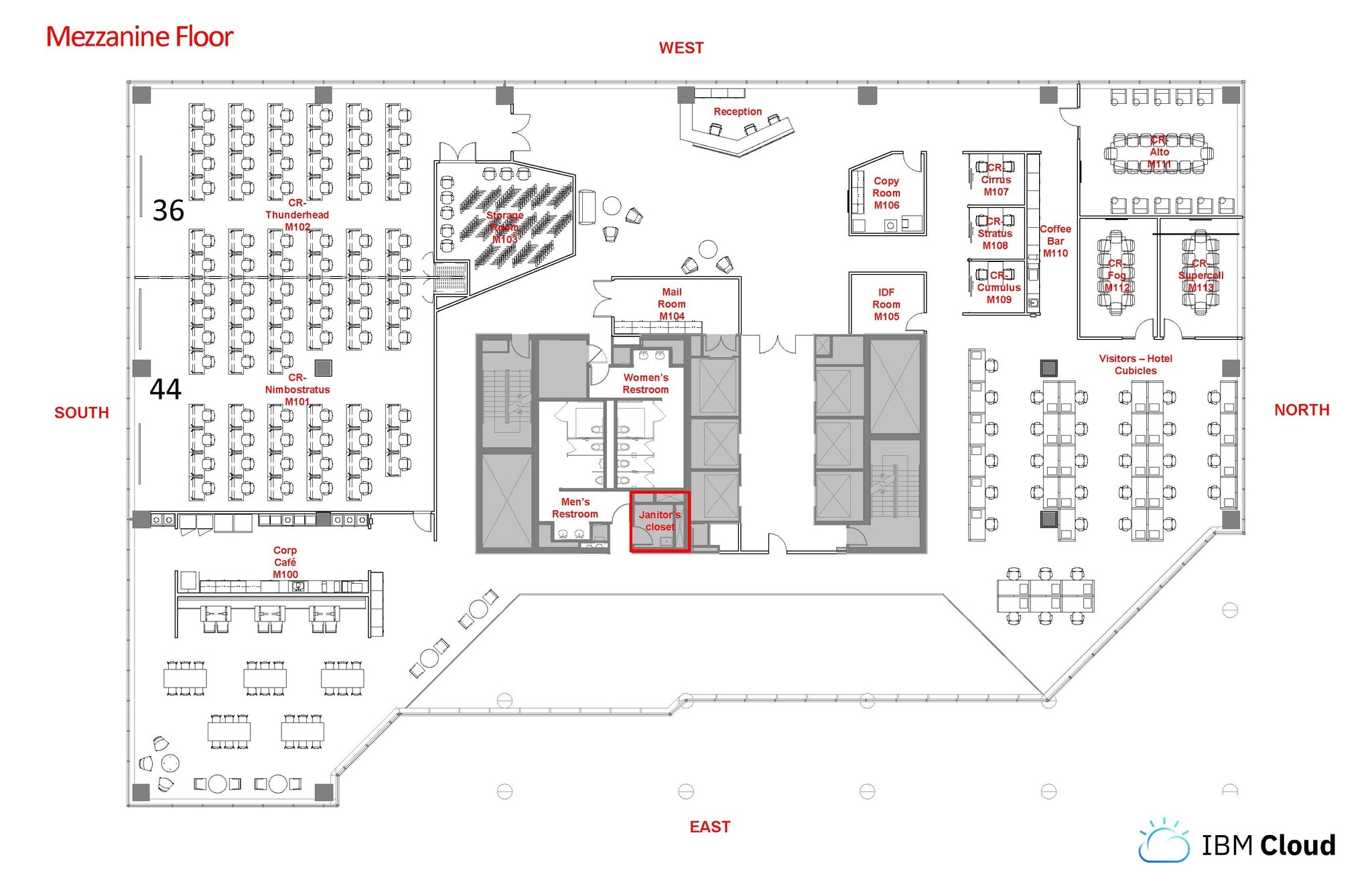 14001 N Dallas Pky, Dallas, TX à louer Plan d’étage- Image 1 de 1
