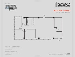 230 Peachtree St NW, Atlanta, GA for lease Floor Plan- Image 1 of 1