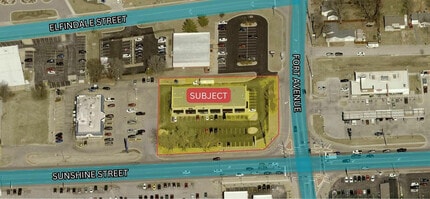 1315-1325 W Sunshine St, Springfield, MO - Aerial  map view - Image1