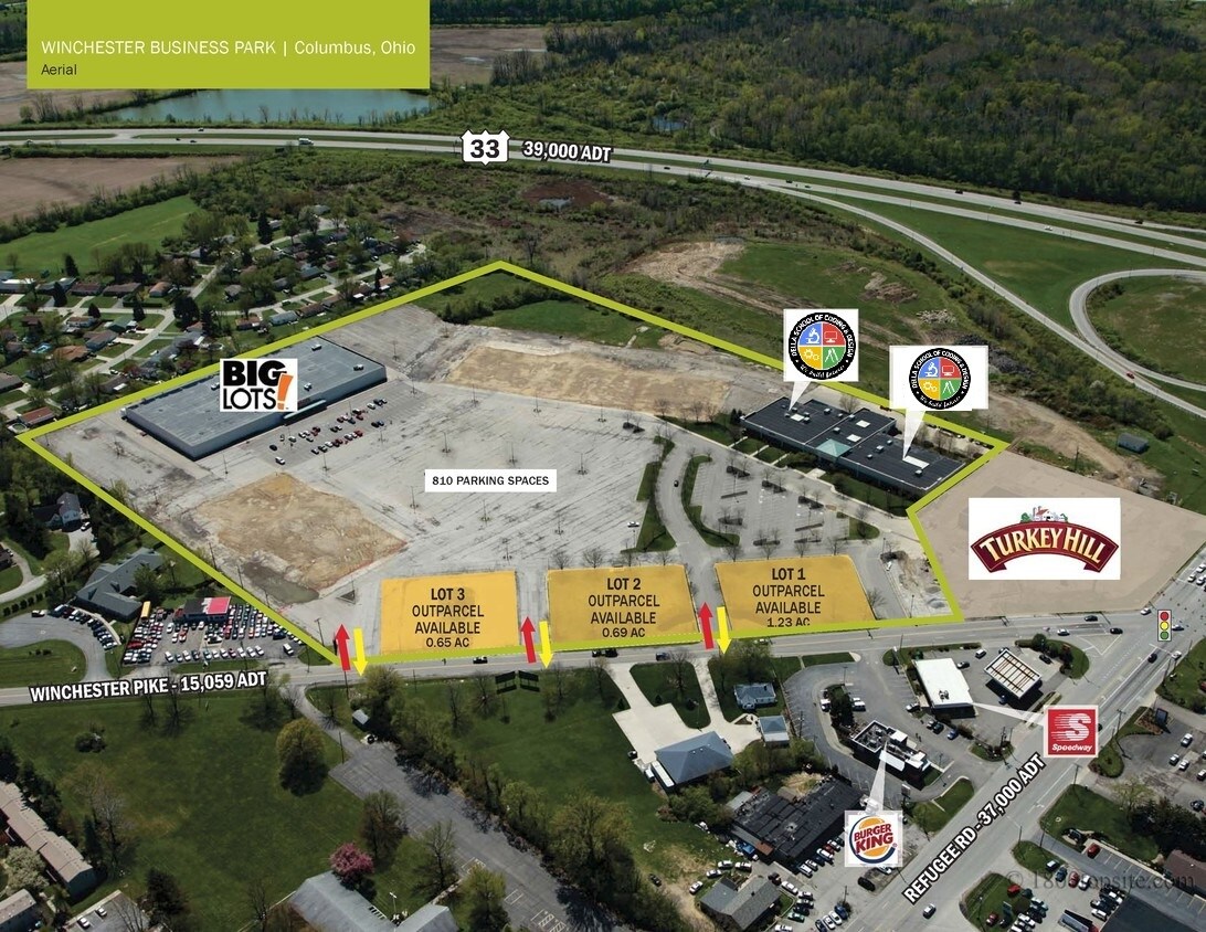 2837 Winchester Pike, Columbus, OH à louer Plan de site- Image 1 de 8