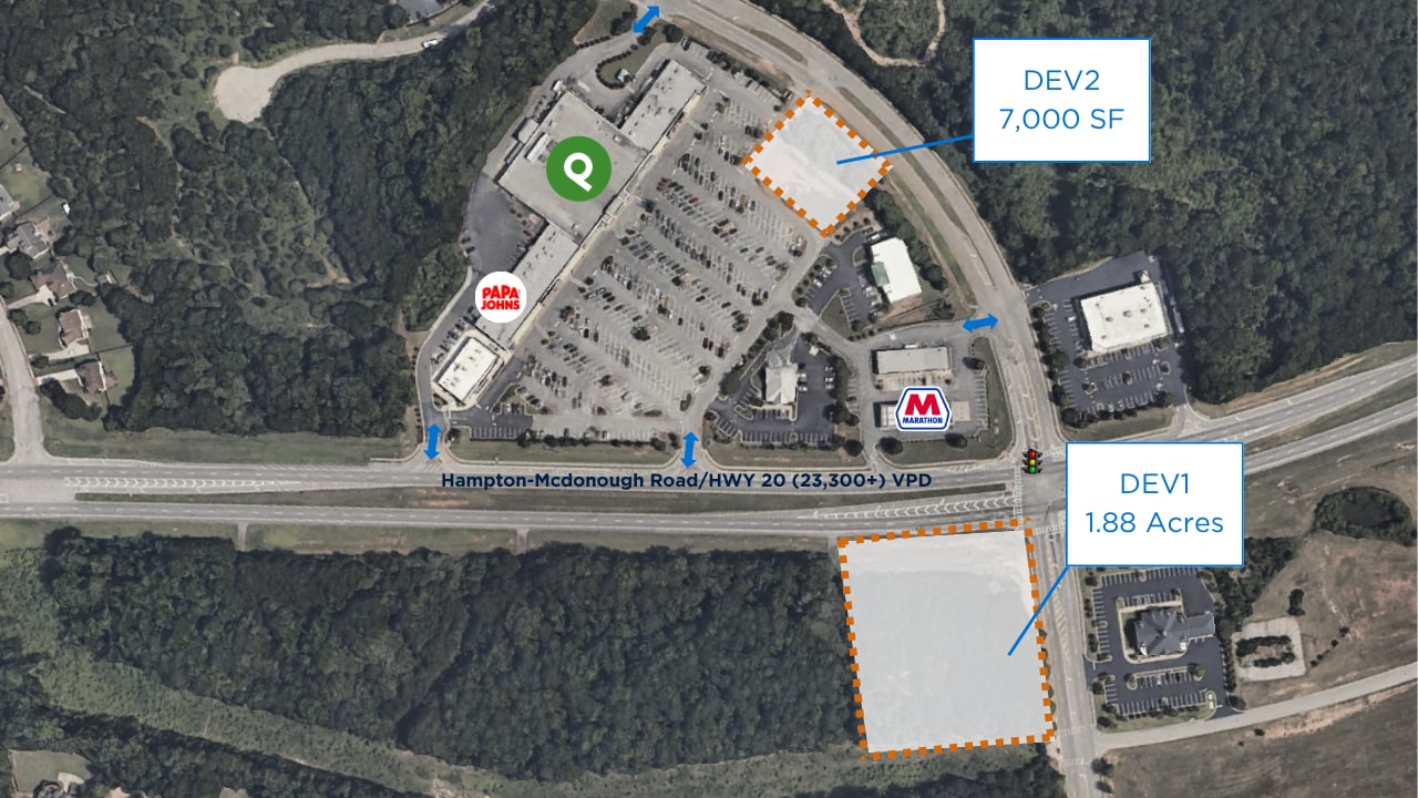 120 Westridge Pky, McDonough, GA for lease Aerial- Image 1 of 4