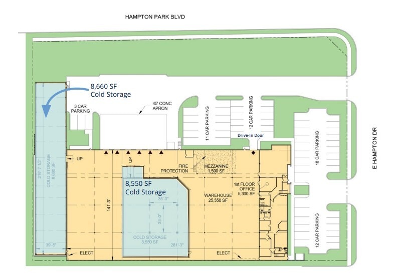 9001 E Hampton Dr, Capitol Heights, MD for lease Floor Plan- Image 1 of 1