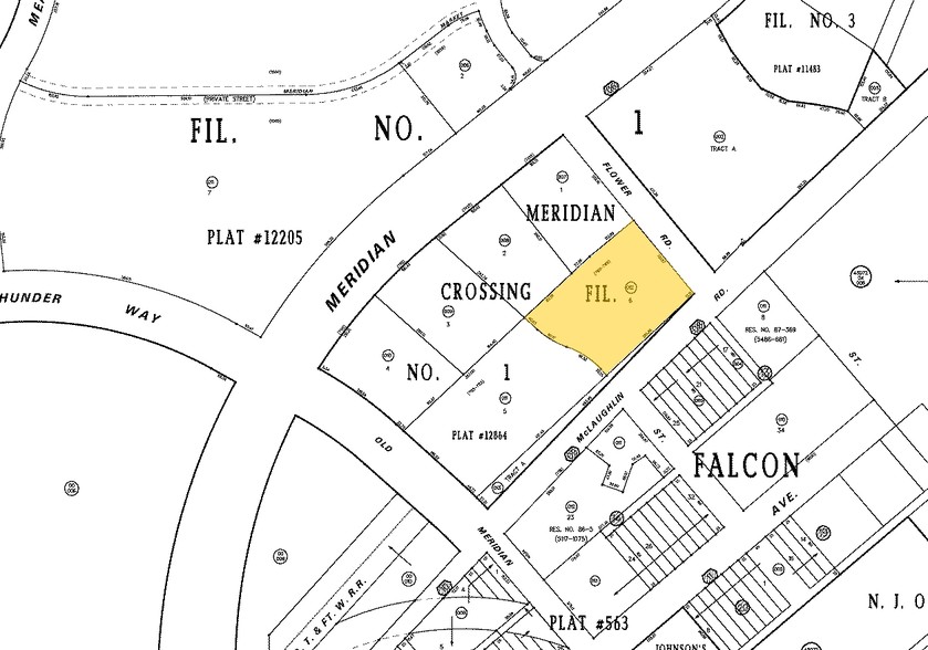 7165-7189 N Meridian Rd, Peyton, CO à vendre - Plan cadastral - Image 1 de 1