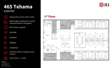 465 Tehama St, San Francisco, CA for lease Floor Plan- Image 1 of 1