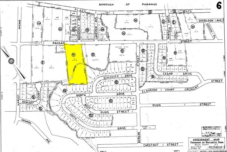 201 W Passaic St, Rochelle Park, NJ à louer - Plan cadastral - Image 2 de 21