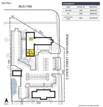 400-440 S State St, Zeeland, MI à louer Plan d  tage- Image 1 de 1