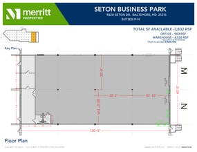 4820 Seton Dr, Baltimore, MD à louer Plan d’étage- Image 1 de 1