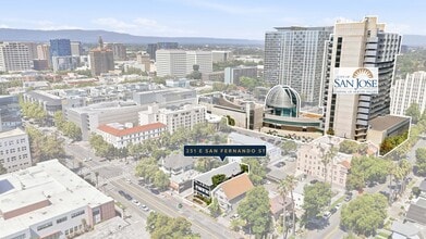231 E San Fernando St, San Jose, CA - Aerial  map view - Image1