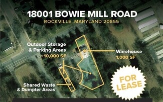 Plus de détails pour 18001 Bowie Mill Road, Rockville, MD - Terrain à louer