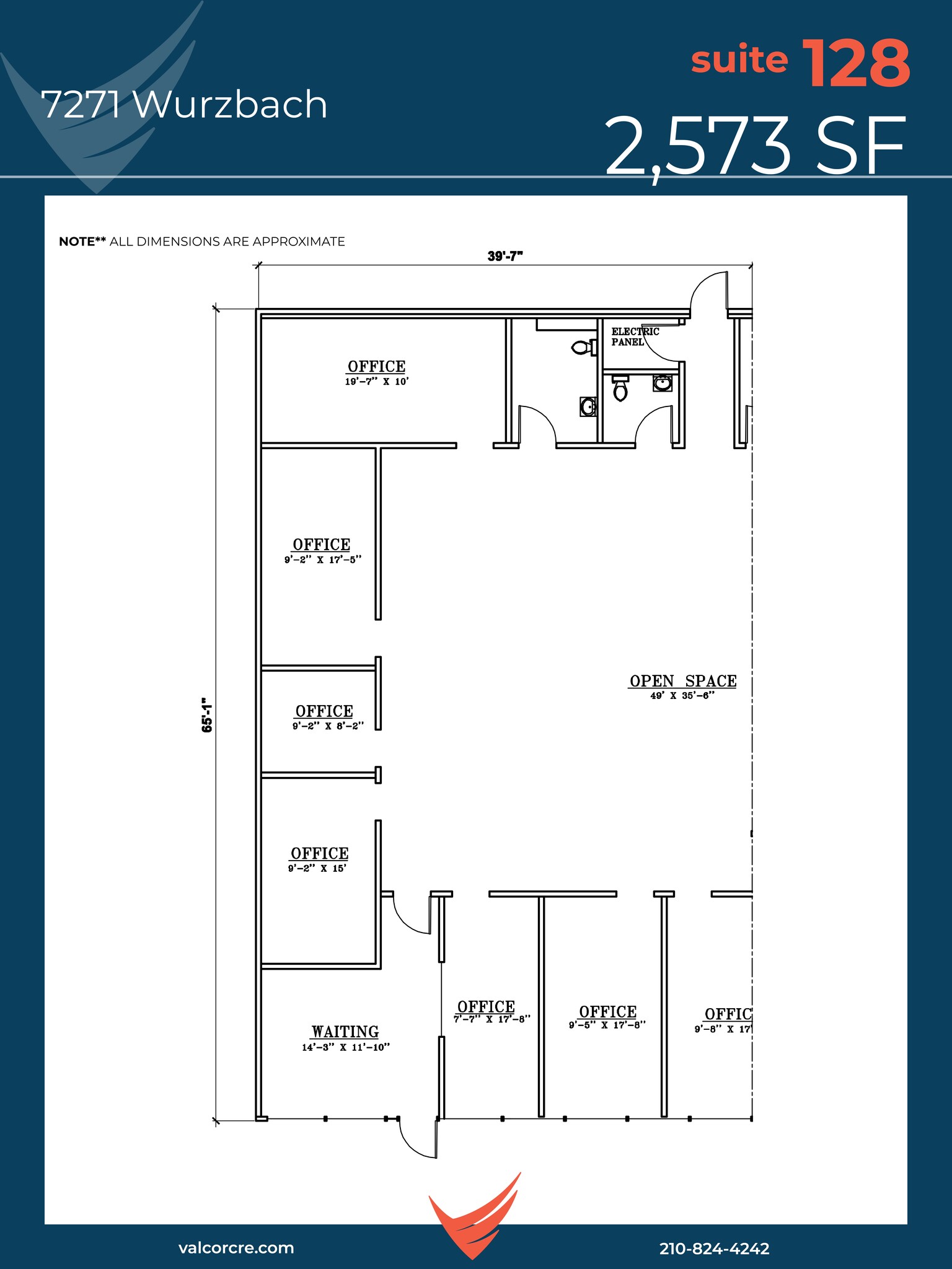 7271 Wurzbach Rd, San Antonio, TX à louer Plan de site- Image 1 de 1