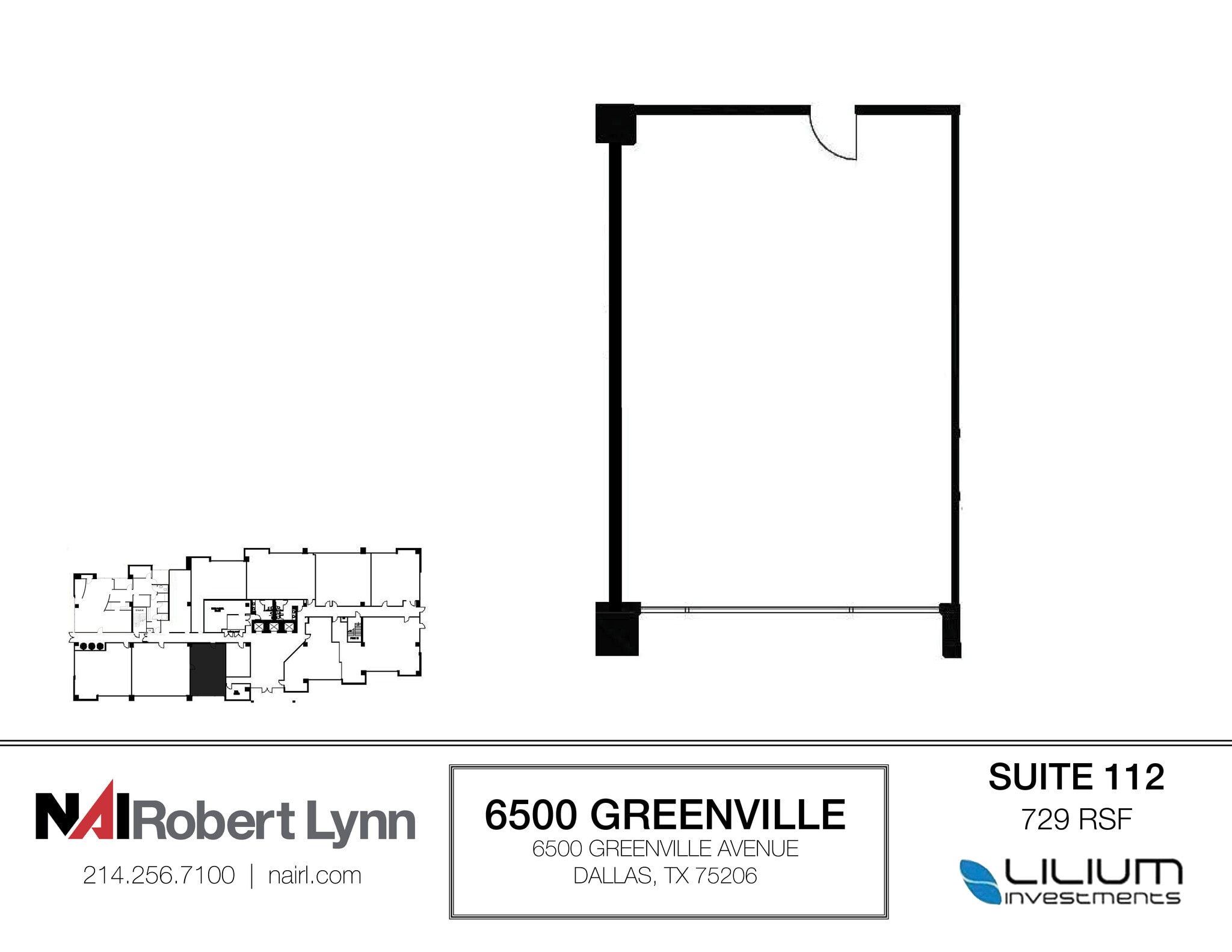 6500 Greenville Ave, Dallas, TX for lease Floor Plan- Image 1 of 1