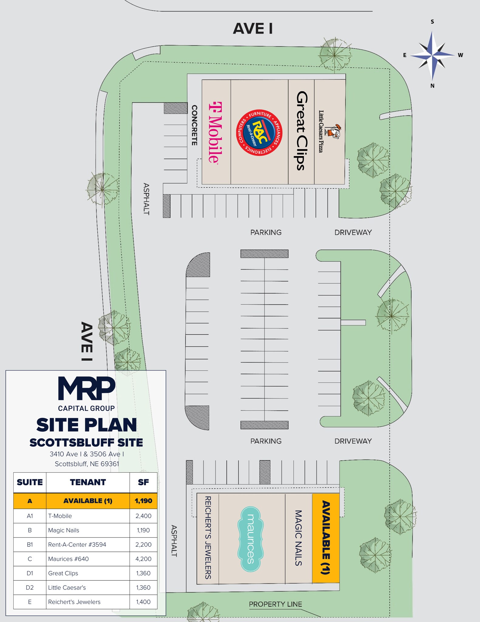 3410 Avenue I, Scottsbluff, NE for lease Site Plan- Image 1 of 8