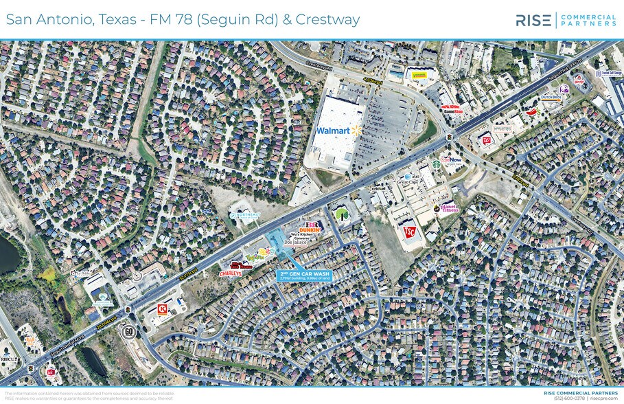 8242 Fm-78, San Antonio, TX for lease - Aerial - Image 2 of 7