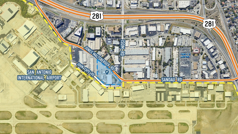 10130 Jones Maltsberger Rd, San Antonio, TX for lease - Aerial - Image 3 of 10